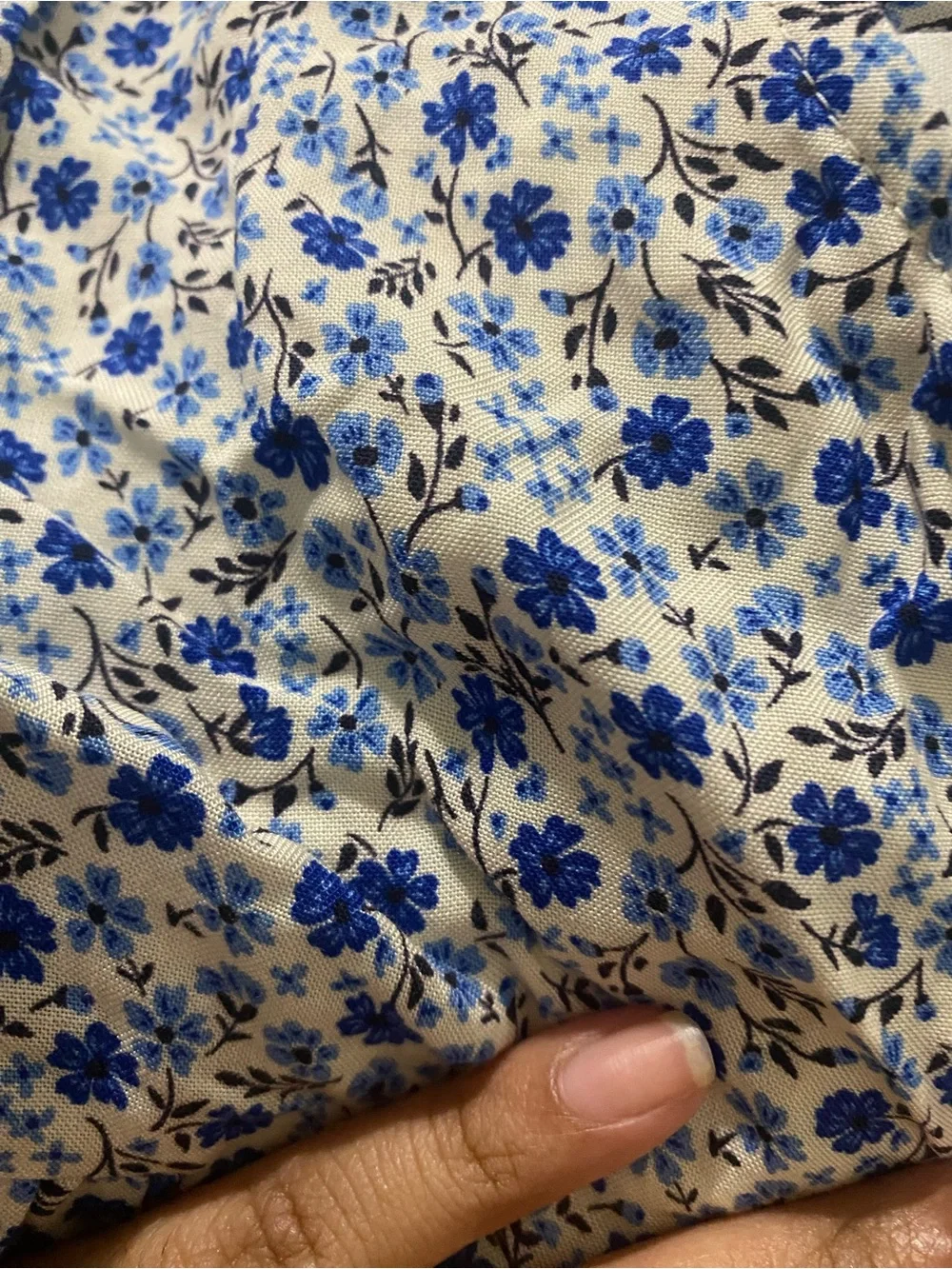Size 6 Girls Floral H&M Set - Blue and White